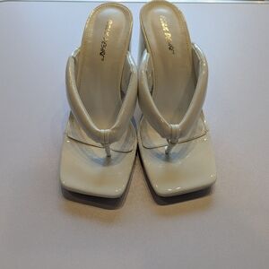 Public Desire Cream Heels